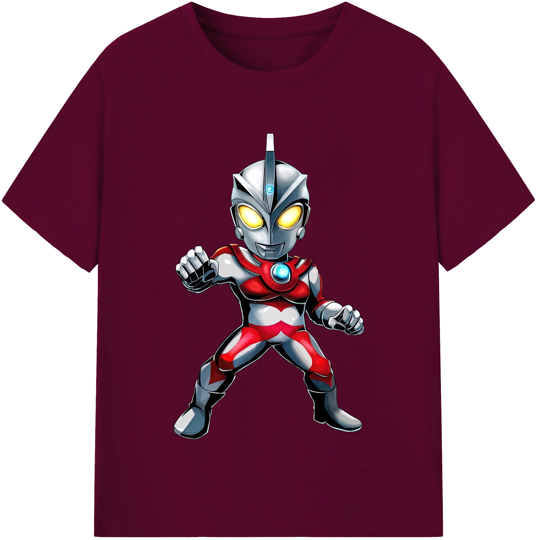（画像用） ウルトラマン Ultraman レディースカジュアルプリントTシャツ（綿100％）